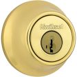 Kwikset Security Polished Brass Single Cylinder Mobile Home Deadbolt Hot on Sale