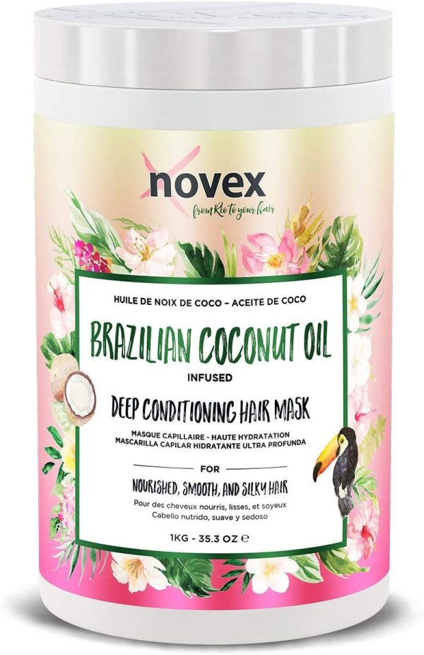 Novex - Mascarilla para el Pelo con Aceite de Coco, 1 kg Embalaje Deteriorado Sale