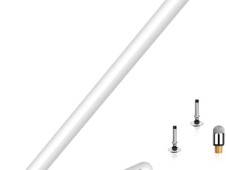 Mixoo Rotuladores de disco con tapa magnética, lápiz capacitivo altamente sensible para smartphone iPad Samsung Galaxy Tablet (blanco) Reacondicionado Online Hot Sale